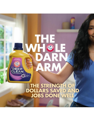 Detergente Líquido para Ropa ARM & HAMMER 4.4L Eliminador de Olores