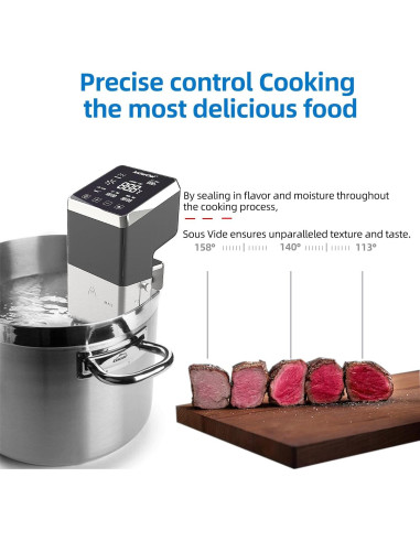 Cocedor Sous Vide AnchorChef PRO 1400W Acero Inoxidable
