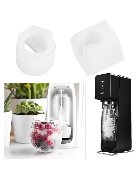 Juego de 4 Tuercas de Reemplazo Be In Your Mind para Sodastream Juego de 4 Tuercas de Reemplazo Be In Your Mind para Sodastream