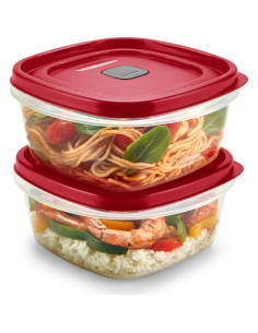 Contenedores de Almacenamiento Rubbermaid 5 Tazas 2 Piezas con Tapa 2