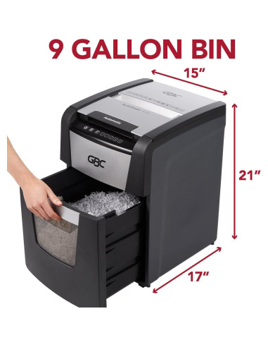 Destructora de papel GBC Auto Feed+ 100M Micro-Corte 100 Hojas