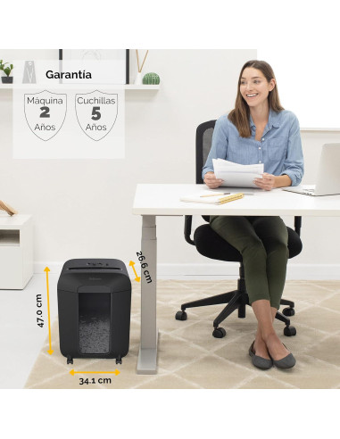 Destructora Fellowes Powershred LX85, Corte Cruzado P-4, 12 Hojas