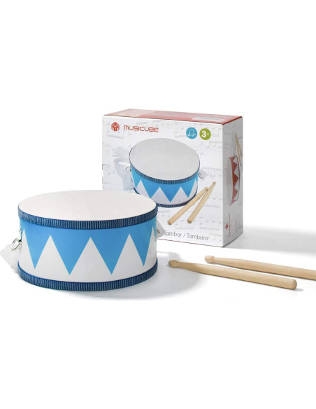 Juego de Tambores para Niños MUSICUBE 20.5 cm Madera Educativo Juego de Tambores para Niños MUSICUBE 20.5 cm Madera Educativo