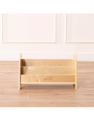 Expositor de Libros ECR4Kids 2 Estantes Natural para Niños