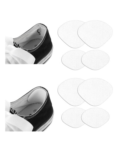 Kit de Parche Autoadhesivo para Tacones Qianyu - 4 Pares Blanco