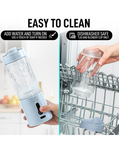 Licuadora Personal Zulay Kitchen 18 oz USB-C Tritura Hielo