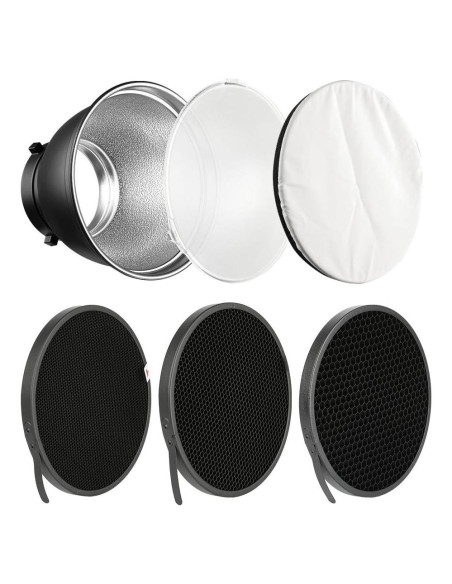 Difusor de Lámpara Reflectora 7" SUPON con Rejilla de Panal Difusor de Lámpara Reflectora 7" SUPON con Rejilla de Panal
