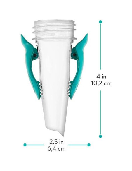 Adaptadores de bolsas de almacenamiento de leche Evenflo 2 unidades Adaptadores de bolsas de almacenamiento de leche Evenflo 2 unidades