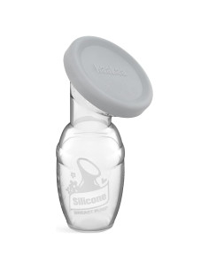 Bomba de Pecho Manual Haakaa con Tapa de Silicona 4oz Gris