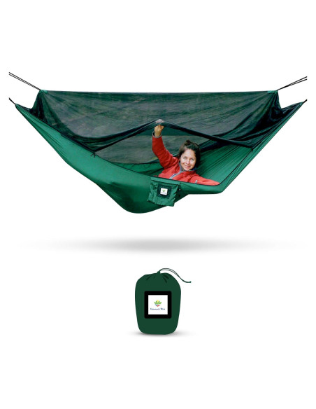 Hamaca Reversible con Red Antimosquitos Hammock Bliss 300x150cm Hamaca Reversible con Red Antimosquitos Hammock Bliss 300x150cm