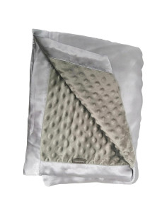 Manta de Seda para Bebé Cozysilk 71x102 cm Gris Plateado