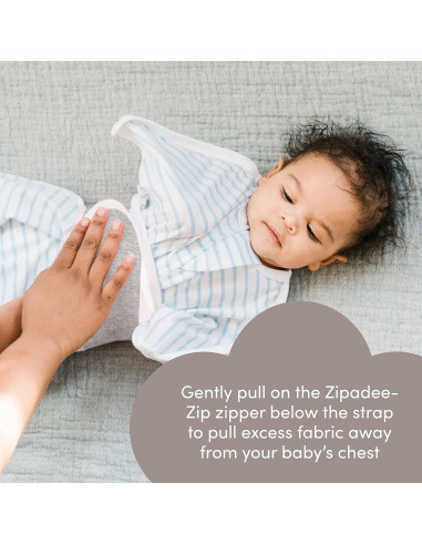 Sleeping Baby Zipadee-Zip Swaddle y Snuggle Strap Unisex