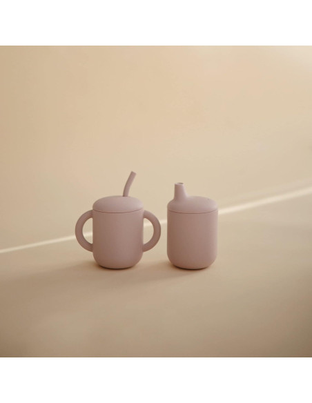 Taza de Entrenamiento Silicona mushie 175 mL Lila Suave Taza de Entrenamiento Silicona mushie 175 mL Lila Suave