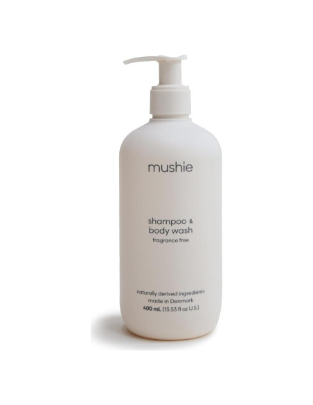 Champú y Gel de Baño Mushie 400 mL Orgánico Sin Fragancia Champú y Gel de Baño Mushie 400 mL Orgánico Sin Fragancia