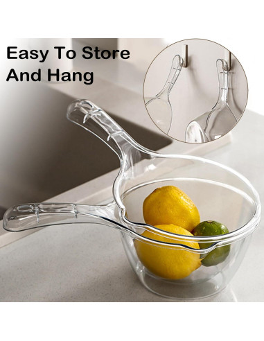 Paquete de 2 cucharones de plástico Iensen 1.5L para cocina