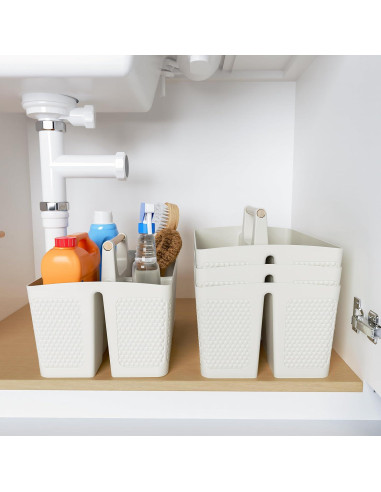 Caddy de Ducha Portátil Xuhdukc Blanco 27.4x19.7x18.4 cm