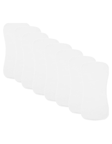 Paquete de 8 Paños para Eructar Bebés LazyRhino, 23x46 cm