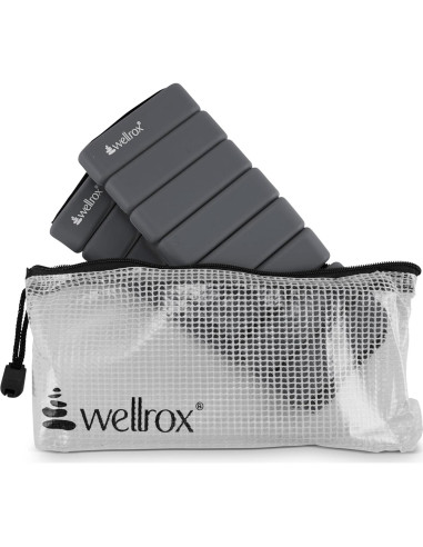 Brazaletes con peso Wellrox 2 lbs ajustables para tobillos y muñecas