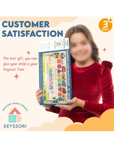 Tablero Magnético Educativo Keyssori para Niños 3-5 Años