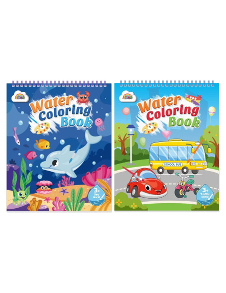 Libro de Pintura con Agua ZMLM para Niños 3-8 Años - Sin Desorden Libro de Pintura con Agua ZMLM para Niños 3-8 Años - Sin Desorden