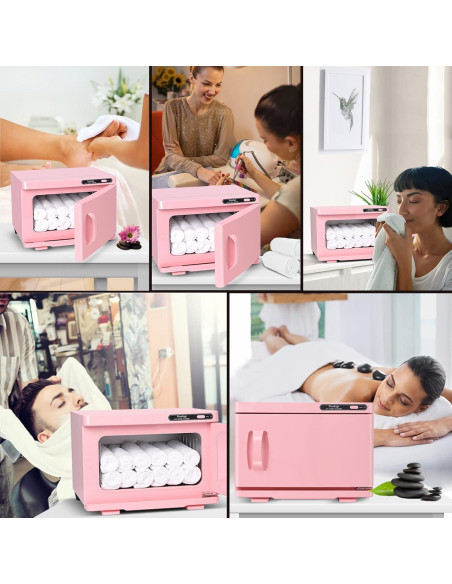 Calentador de Toallas 8L Niuadage TW-011 Rosa Profesional Calentador de Toallas 8L Niuadage TW-011 Rosa Profesional