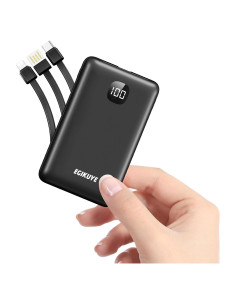Cargador Portátil 10000mAh EGIKUYE con Pantalla Digital