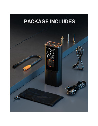 Compresor de Aire Portátil CKWUE A17 180 PSI Inflador Rápido