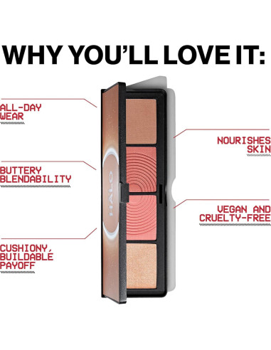 Paleta de Contorno Smashbox Halo Sculpt + Glow 15.6 g