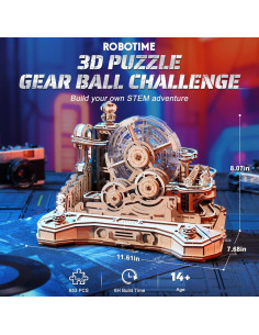 Rompecabezas 3D de Madera ROBOTIME EGC01 - Juego Interactivo 2