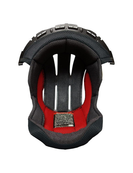 Almohadilla Central Delgada Shoei Hornet X2 Gris/Rojo Almohadilla Central Delgada Shoei Hornet X2 Gris/Rojo