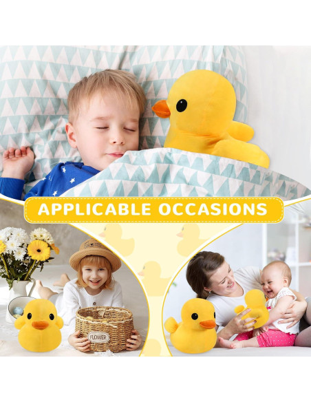 Peluche Pato Amarillo Leyndo 30 cm Suave Juguete Decorativo Peluche Pato Amarillo Leyndo 30 cm Suave Juguete Decorativo