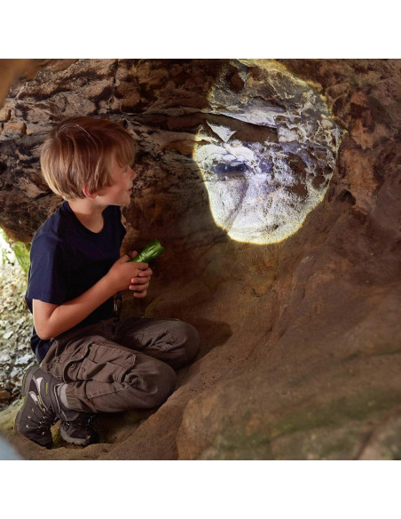 Linterna HABA Terra Kids con Clip, Luz LED 4 Modos para Niños Linterna HABA Terra Kids con Clip, Luz LED 4 Modos para Niños