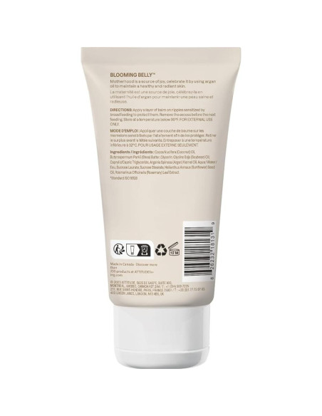 Bálsamo para Lactancia ATTITUDE 148 ml Vegano y Natural Bálsamo para Lactancia ATTITUDE 148 ml Vegano y Natural