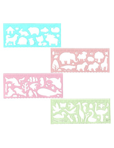 8 Plantillas de Dibujo para Niños Ymapinc - Animales Coloridos