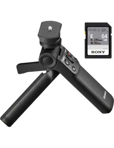Cámara Vlog Sony ZV-1F Negra + Kit Accesorios Vloggers