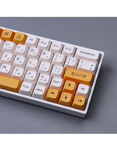 Juego de Teclas PBT 138 Teclas XDA Leche con Miel Sumgsn