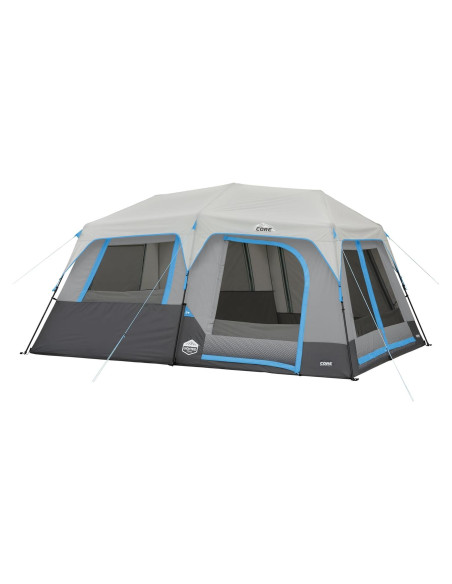 Carpa de Camping CORE 10 Personas Iluminada con LED 4.27x3.05m Carpa de Camping CORE 10 Personas Iluminada con LED 4.27x3.05m