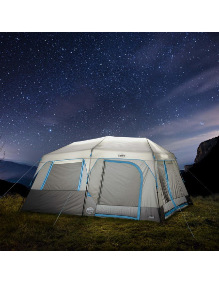 Carpa de Camping CORE 10 Personas Iluminada con LED 4.27x3.05m Carpa de Camping CORE 10 Personas Iluminada con LED 4.27x3.05m