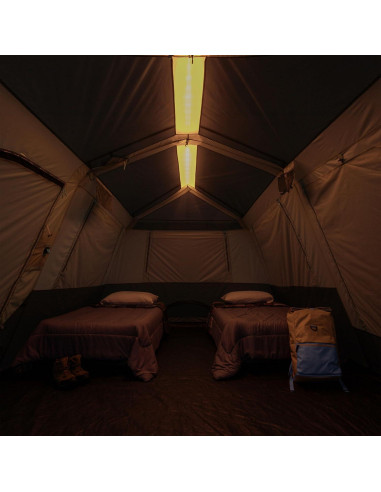 Carpa de Camping CORE 10 Personas Iluminada con LED 4.27x3.05m