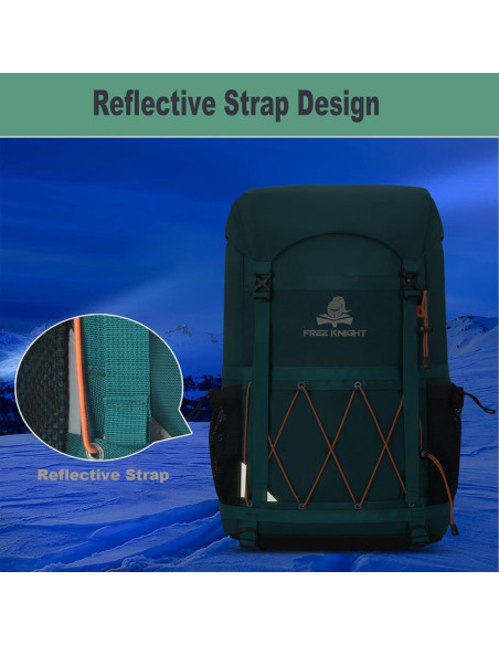 Mochila de Senderismo Bseash 40L Impermeable con Cubierta Mochila de Senderismo Bseash 40L Impermeable con Cubierta