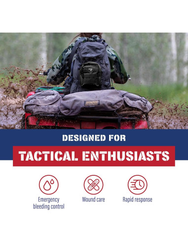 Kit de Trauma Molle Bag Adventure Medical Kits 1.0 Negro