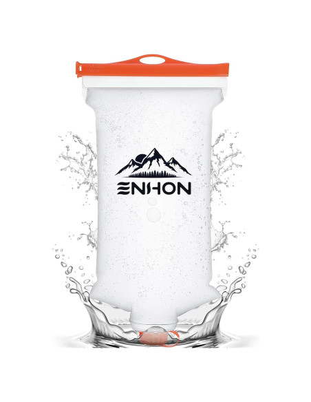 Bolsa de Agua Colapsable Enhon 2L TPU para Senderismo Bolsa de Agua Colapsable Enhon 2L TPU para Senderismo