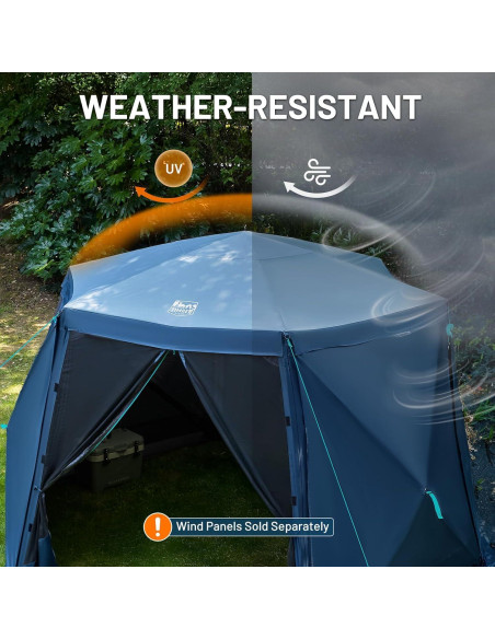 Paneles de Viento Timber Ridge 2 Piezas para Gazebo 3.5x3m Paneles de Viento Timber Ridge 2 Piezas para Gazebo 3.5x3m