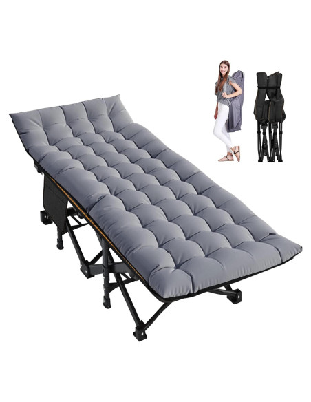 Cama Plegable Slsy para Camping 408 kg Alta Resistencia Cama Plegable Slsy para Camping 408 kg Alta Resistencia