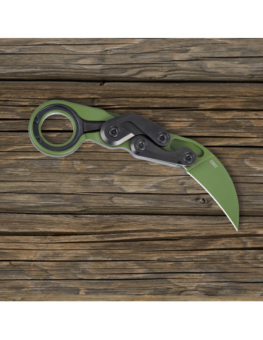 Cuchillo Plegable CRKT Provoke Kinematic Hoja D2 Verde