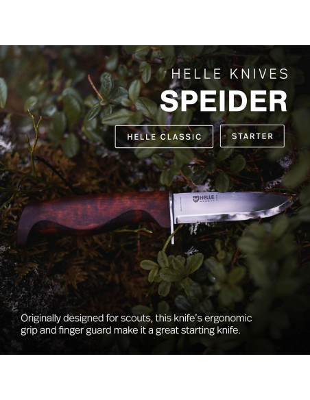 Cuchillo de Camping Helle Speider - Acero Inoxidable 9 cm Cuchillo de Camping Helle Speider - Acero Inoxidable 9 cm