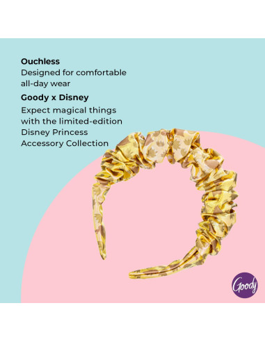 Diadema Goody Ouchless Disney Princesa Tiana - Sin Dolor
