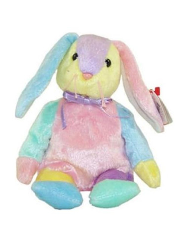 Peluche TY Beanie Baby DIPPY Conejo Multicolor 21.6 cm