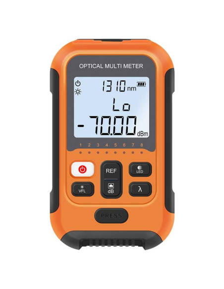 Medidor de Potencia de Fibra Óptica Yide OPM&VFL-2Mw, 8 Longitudes de Onda Medidor de Potencia de Fibra Óptica Yide OPM&VFL-2Mw, 8 Longitudes de Onda