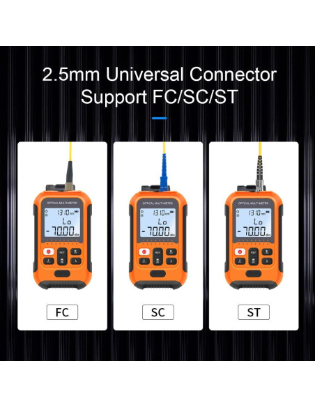 Medidor de Potencia de Fibra Óptica Yide OPM&VFL-2Mw, 8 Longitudes de Onda Medidor de Potencia de Fibra Óptica Yide OPM&VFL-2Mw, 8 Longitudes de Onda
